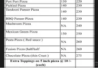 Pizza Zaika Cafe menu 4