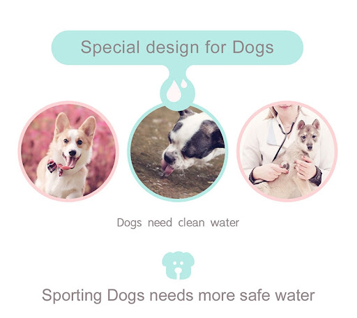 Title 2, 350 550ML Portable Pet Dog Water Bottle for Sma...
