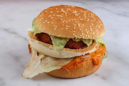 Aloo Tikki Cheese Burger