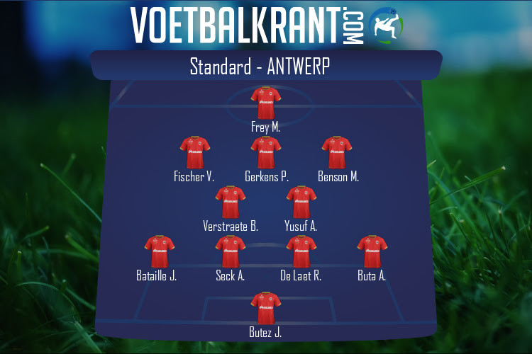 Opstelling Antwerp | Standard - Antwerp (08/08/2021)