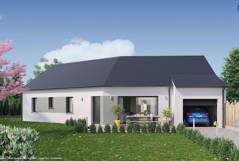  Vente Terrain + Maison - Terrain : 620m² - Maison : 98m² à La Croix-en-Touraine (37150) 