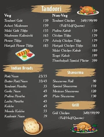 Thoothukudi Annai Restaurant menu 