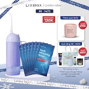 [Mã Coslxbt11 Giảm 10% Đơn 600K] Combo Máy Tăm Nước Cầm Tay Halio Oral Irrigator Và Set 7 Miếng Dán Trắng Răng