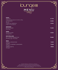 Lounge 18 menu 7