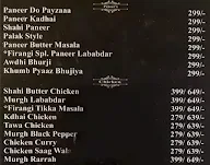 Firangi Resturant And Cafe menu 1