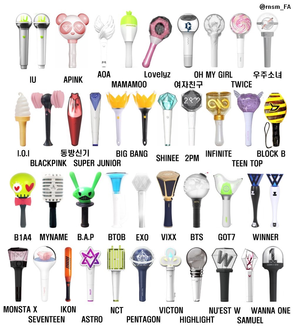 These Are The Top 12 Lightsticks As Chosen By Koreans Koreaboo 