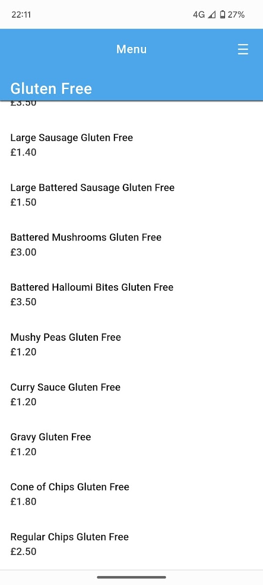 Gluten-Free at The Frying Machine