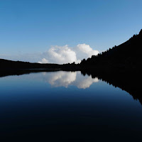 Lago Chamolè all'alba