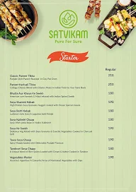 Satvikam menu 5