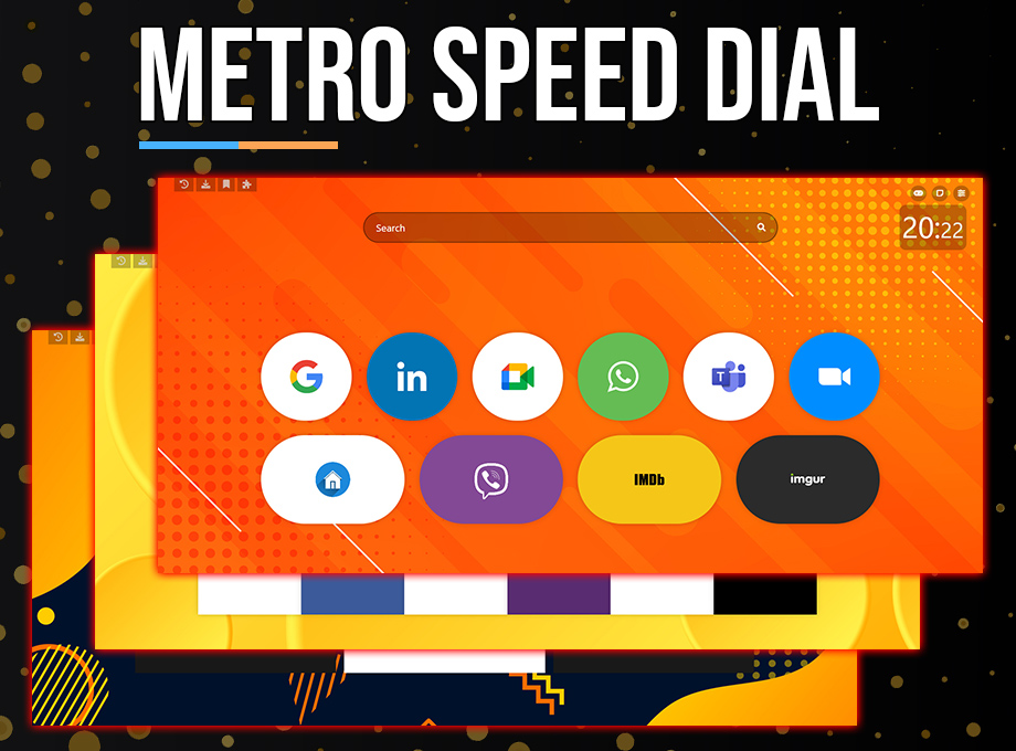 Metro Speed Dial - Modern New Tab page Preview image 1