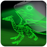 Cover Image of ダウンロード Dragon hologram laser camera 1.0 APK