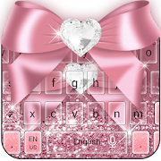 Pink Bow Keyboard  Icon