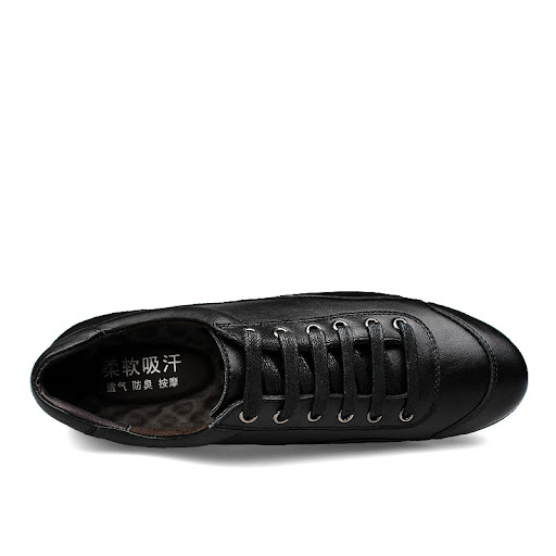 Title 3, Mens casual shoes in genuine leather and cotto...