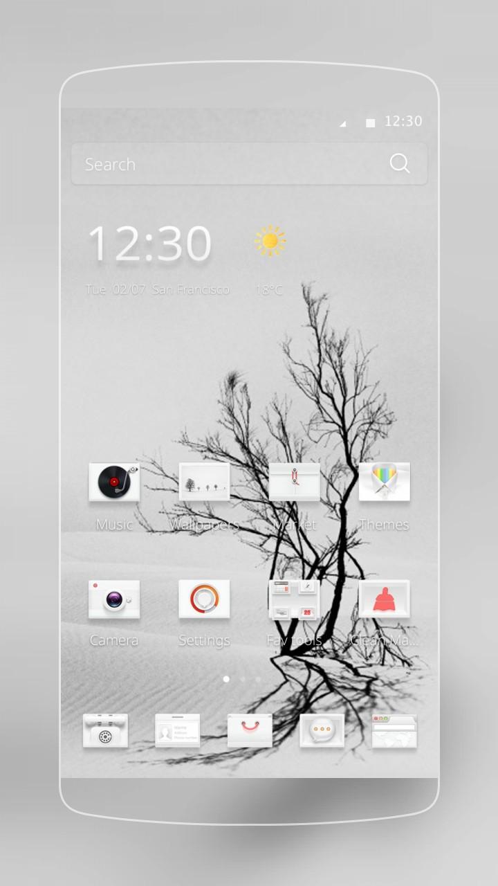 Android application Winter White screenshort