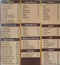 Cafe Creamy Nuts menu 1