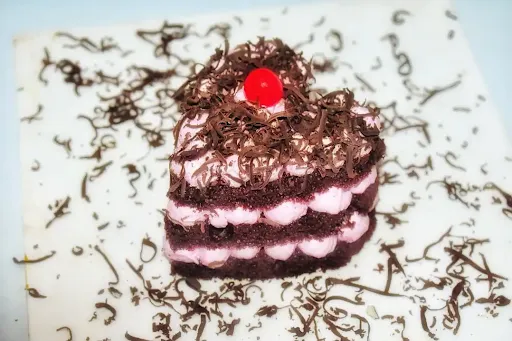 Heart Shaped Black Forest Pastry