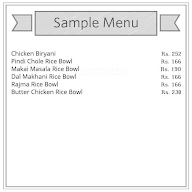 The Good Bowl menu 1