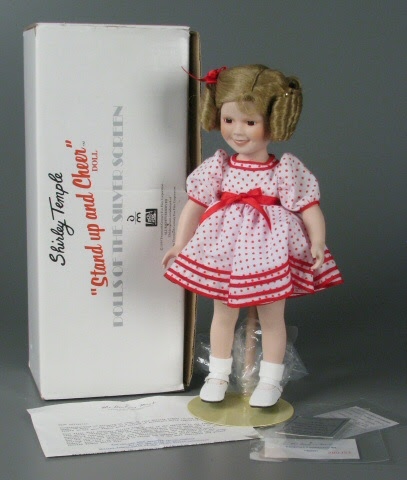 shirley temple ceramic doll