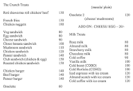 Palaaram Traditions menu 6