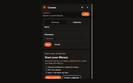 Curate screenshot 4
