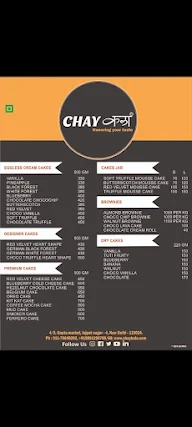 Chay Kala menu 1