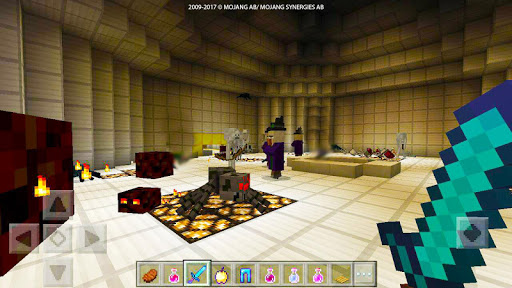 PVP ZombieArena map for MCPE