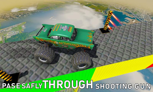 Sky Ramp Monster Truck Stunts Racing Challenge
