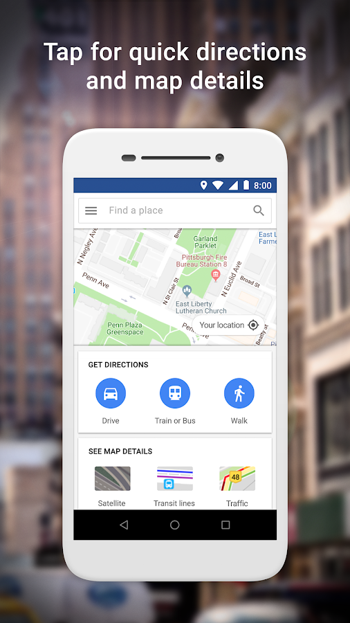   Google Maps Go - Directions, Traffic & Transit: captura de pantalla 