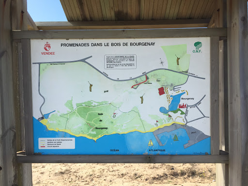 Panneau D'information Du Bois De Bourgenay 