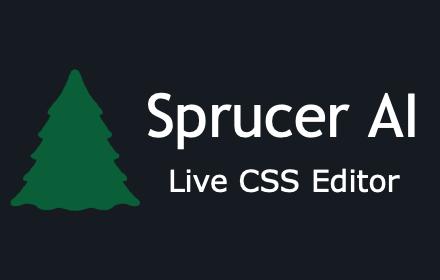 Sprucer AI: Live CSS Editor small promo image