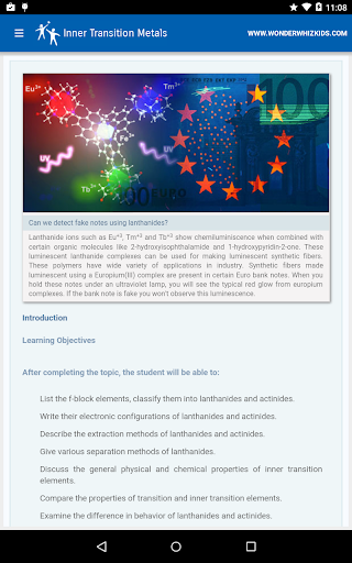 Inner Transition Metals