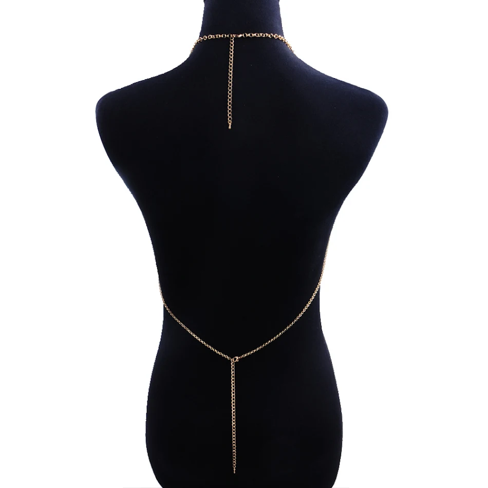 Hipster Bikini Body Chain borstketting Maak een statement met deze sexy lichaamssieraden. Ideaal voor strand, zwembad of een avondje uit.