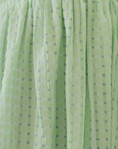 Langes Kleid mit elastischem Rücken - 1