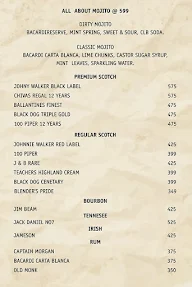 Grand Infinity menu 6