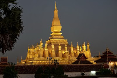 Pha That Luang in Vientiane.