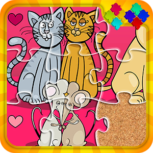 Cat And Dog Puzzle Game  Icon