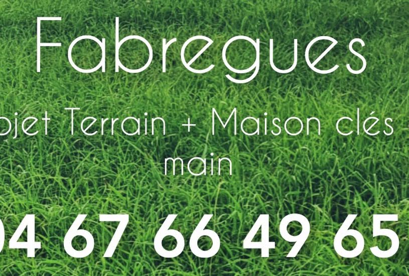  Vente Terrain + Maison - Terrain : 350m² - Maison : 85m² à Fabrègues (34690) 