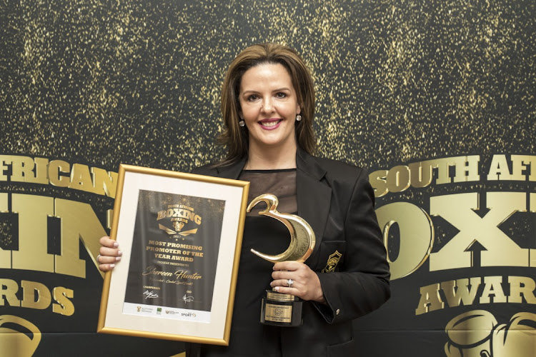 Shereen Hunter, posing with her award for most promising promoter in 2018, has relinquished her licence after Boxing SA administrative bungles. Picture: GALLO IMAGES