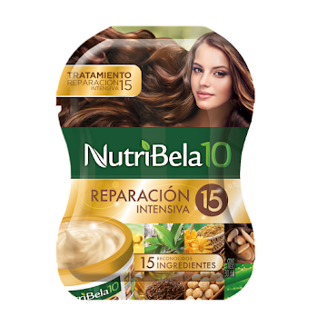 Tratamiento Capilar Nutribela Reparacion Intensiva 15 Sobre x 30 ml  