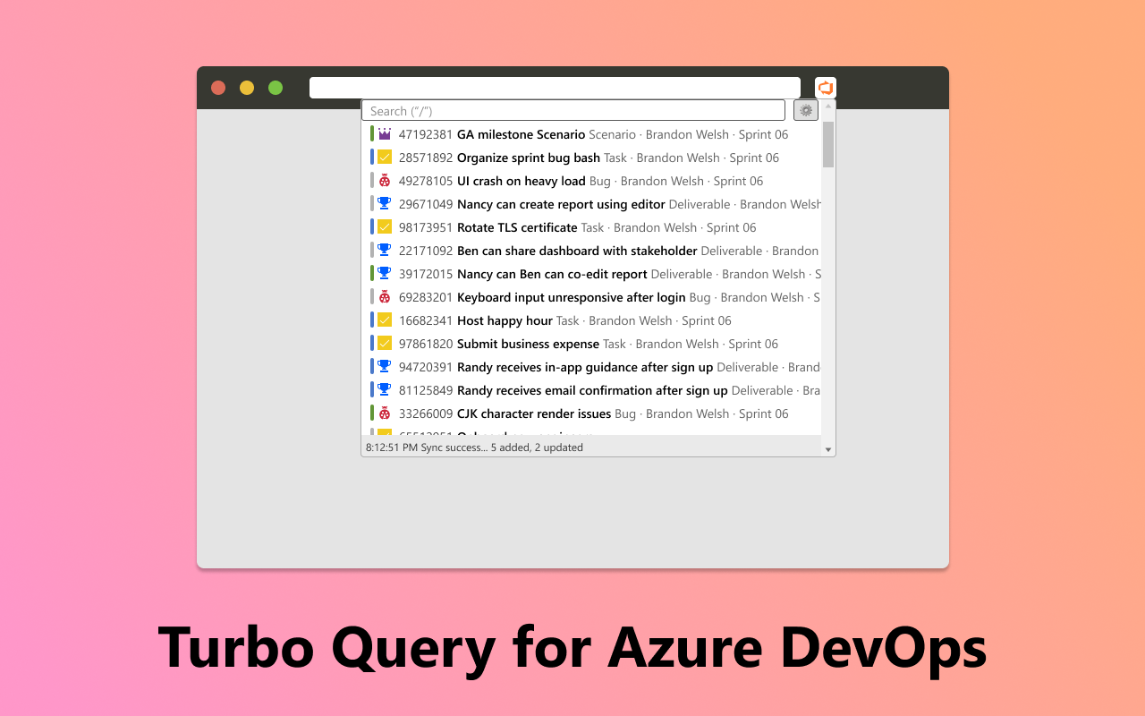 Turbo Query for Azure DevOps Preview image 0