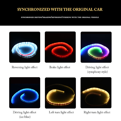Title 1, Car LED Tail Box Streamer with Multi-Mode Dimmi...