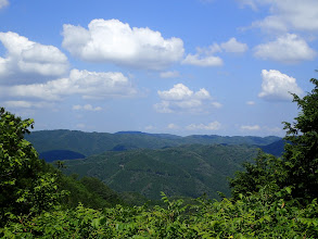 屏風山方面（西北西）