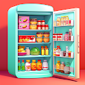 Icon Fill the Fridge: Organize Game