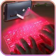 Hologram Keyboard 3D Simulated  Icon