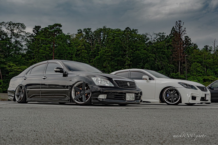 クラウンロイヤルの三連休・久しぶりのミーティング参加・宝塚北上りSA・レート50k・#セルクラチャンネルに関するカスタム事例の投稿画像3枚目