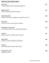 Backstreet Brewery menu 1