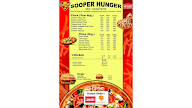 Sooper Hunger menu 1