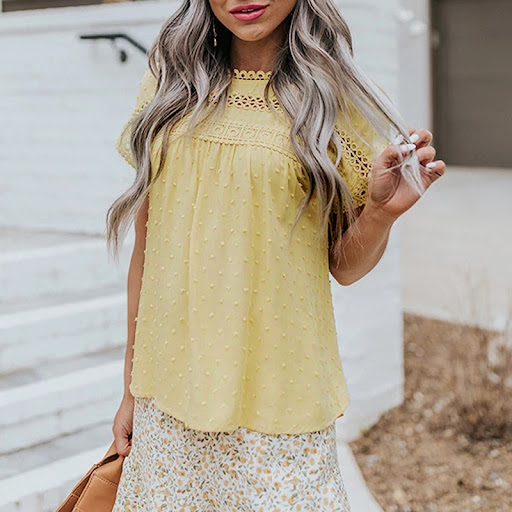 Title 5, Woven Pompom Short-sleeved Casual Shirt