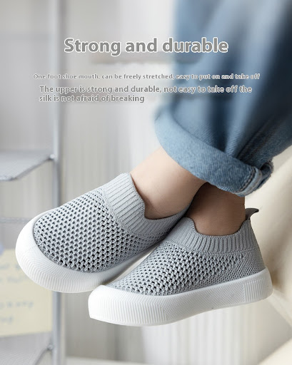 Title 10, Boys soft bottom toddler shoes, breathable Fly...