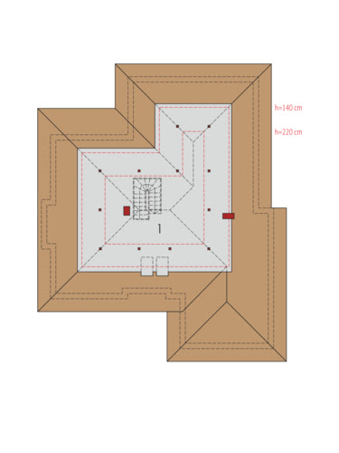 Kornelia IV G2 - Rzut poddasza do adaptacji